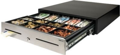 Safescan Kassenschublade Heavy-Duty HD-4646S in Schwarz und Silber - Bild 1