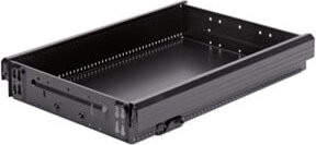 Hettich Schreibtisch-Stahlschublade mit OrgaLine Systema Top 2000 in Schwarz Matt - Bild 1