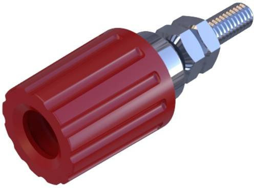 Hirschmann Test & Measurement PK 110 Polklemme Rot 35A aus Messing - Bild 1