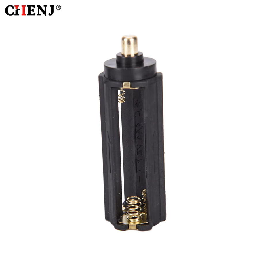 2 Stück CHENJ Batteriehalter-Box aus Kunststoff in Schwarz für AAA bis 18650 Batterien - Bild 2