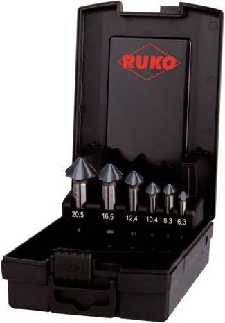 RUKO Kegelsenkersatz ULTIMATECUT 4S 90 Grad aus HSS in Silber - Bild 1