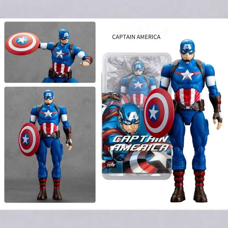 Hot Toys Marvel Iron Man, Captain America, Steel Spider-Man, Actionfiguren - Bild 1