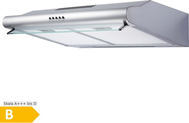 Respekta Unterbau-Dunstabzugshaube CH1259IXCN Edelstahl mit Glasschirm, B/H/T: 59,8 x 14 x 50 cm - Bild 2