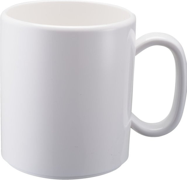 WACA Henkelbecher Colora Weiß, 5er Pack, Durchmesser: 7,5 cm, Höhe: 8,5 cm - Bild 1