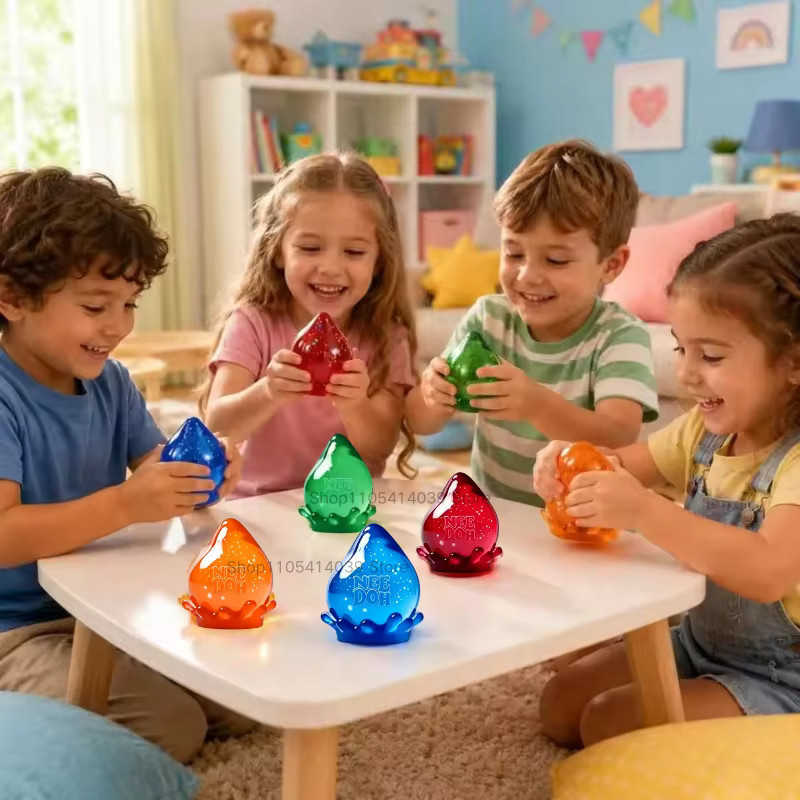 Schylling Nee Doh Maltose Drop, Weiches Quetschspielzeug, Sensorisches Fidget-Spielzeug - Bild 4