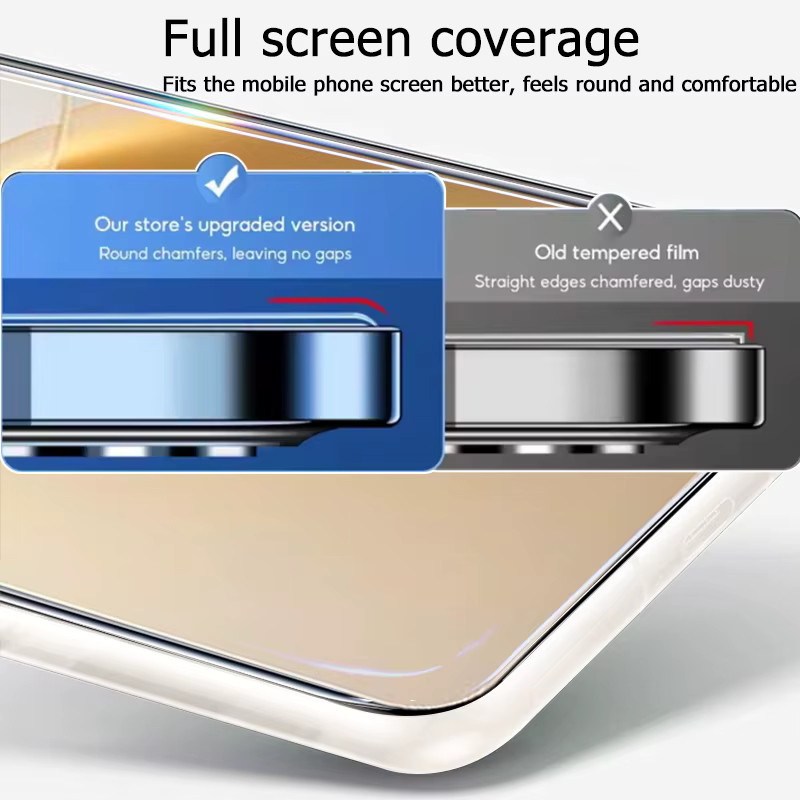 Gehärtetes Glas Display Schutzglas für vivo Y500 Pro Y400 Y300 GT Y300t Y300i Y300 Y200 Plus Y200t Y200i Y200e in Transparent - Bild 2