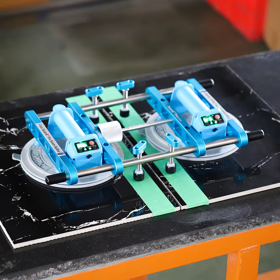 Raizi Seam8 Professioneller Elektrischer Steinfugen-Setter für Arbeitsplatten-Nivellierung mit 8-Zoll-Vakuumsaugnapf in Blau - Bild 3