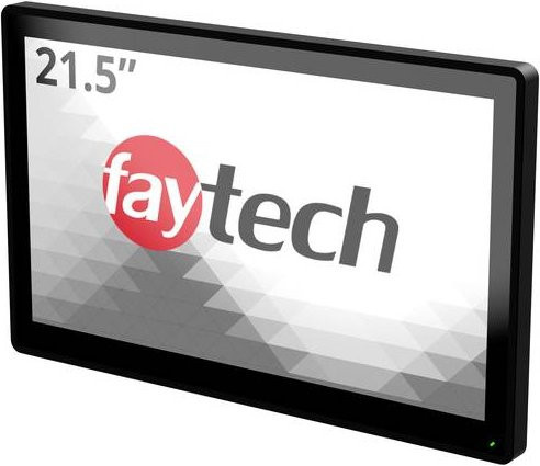 Faytech FT215BX6413ECAPOB Touchscreen-Monitor 21.5 Zoll Full HD 1920 x 1080 Pixel 16:9 Schwarz mit HDMI und DisplayPort - Bild 1