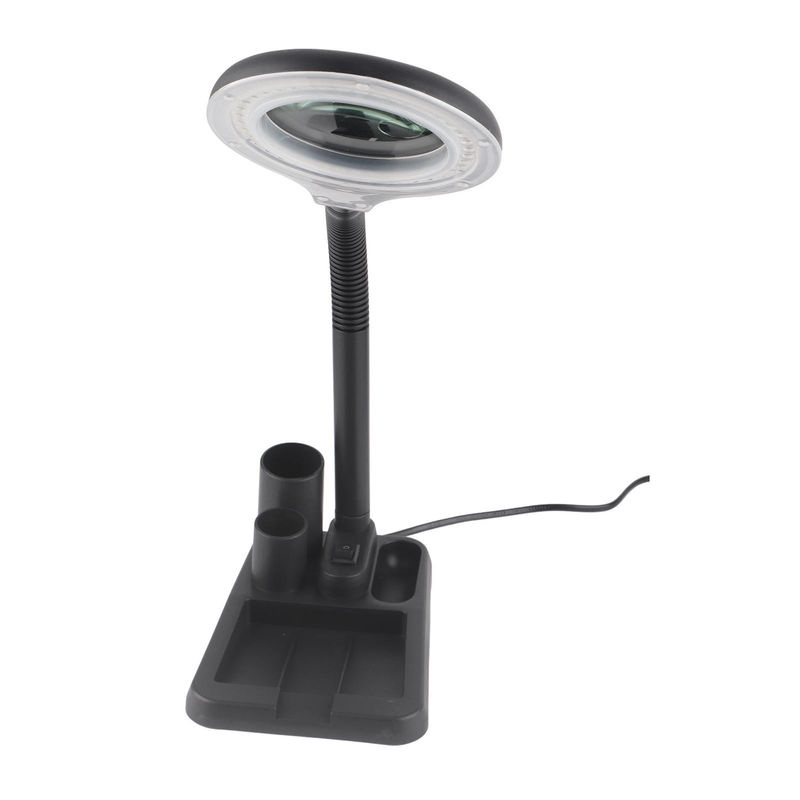 Kkmoon Schreibtischlampe mit Lupe und 40 LED-Lichtern, verstellbare Bastel-Lupe in Weiß - Bild 3