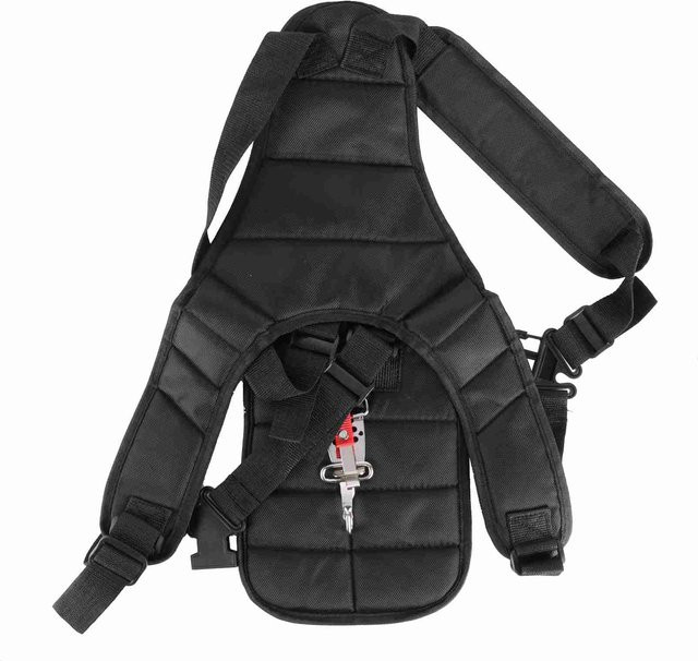 Kkmoon Trimmer Schultergurt Harness aus Nylon in Schwarz für Rasenmäher und Gartenarbeit - Bild 1