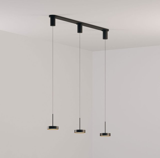DLS Lighting Solana CS III LED-Pendelleuchte in Schwarz und Gold/Messing, dimmbar und höhenverstellbar - Bild 1