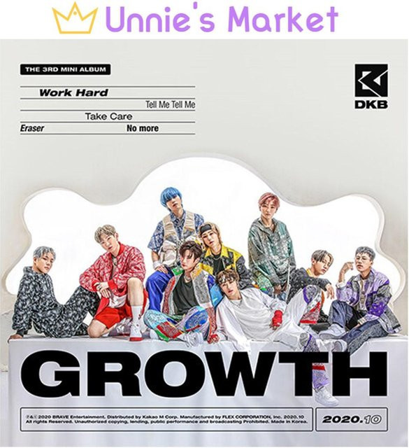 Growth, 3. Mini-Album, DKB, CD, white - Bild 1