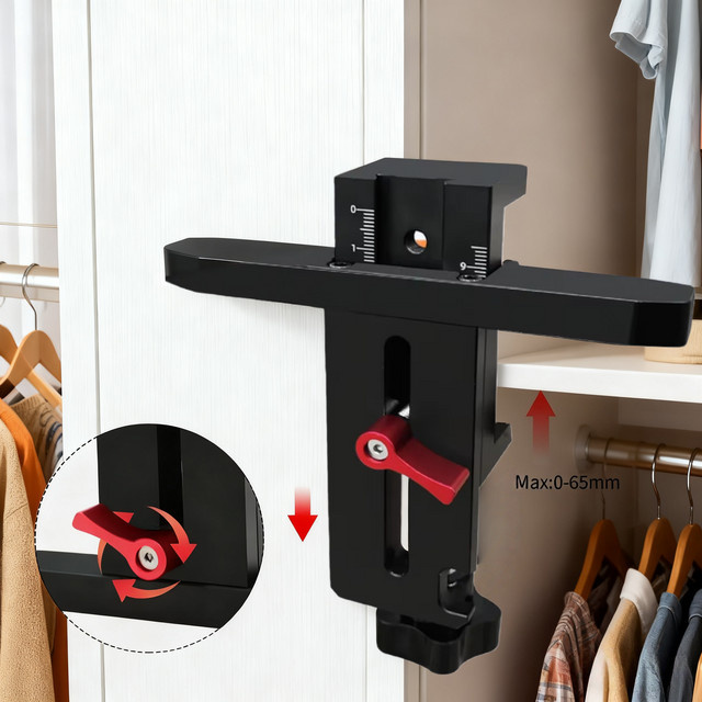 GDART Schranktür-Montagevorrichtung mit Stützarm und Klemme aus Aluminium zur schnellen Installation - Bild 1