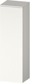 Duravit Qatego Halbhochschrank in Weiß Matt mit Glastüren, B/T/H: 40 x 36 x 132 cm - Bild 1