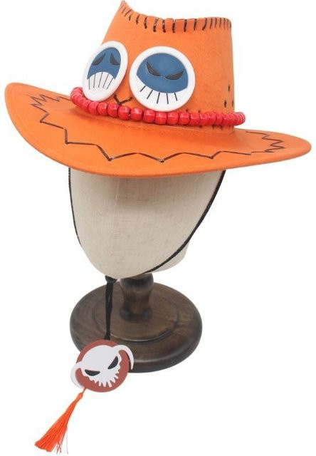 Bandai One Piece Piraten Hut, Filz, Orange, Unisex - Bild 1