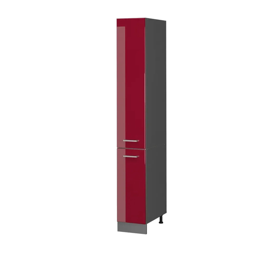 Vicco Apothekerhochschrank R-Line Küchenschrank in Anthrazit und Bordeaux Hochglanz, Breite: 30 cm, Höhe: 207 cm, Tiefe: 57,2 cm - Bild 3
