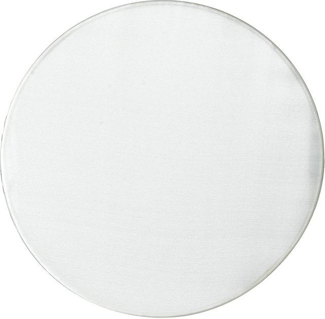 Rundes Seiden-Fensterbild von IDEEN in Weiß, Durchmesser: 25 cm - Bild 1