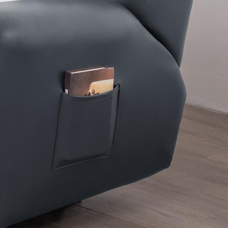 YZFZP Wasserdichter Liegestuhlbezug aus Polyester in Schwarz für Relaxsessel und Liegesofas - Bild 2