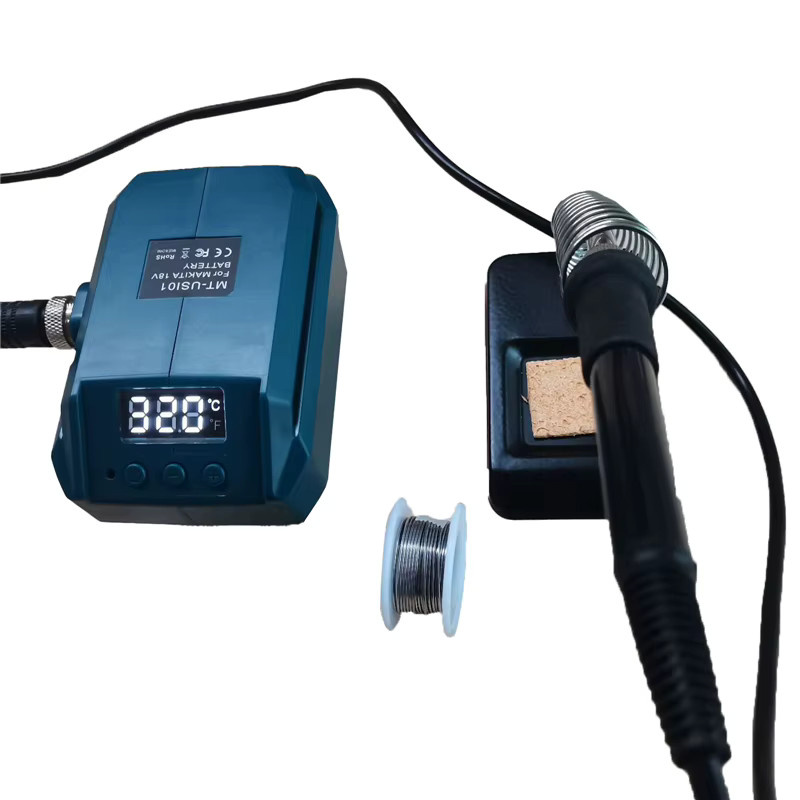Makita 60 W kabelloses Lötkolben-Set in Blau für 18 V Lithium-Akku inklusive Lötzinn - Bild 3