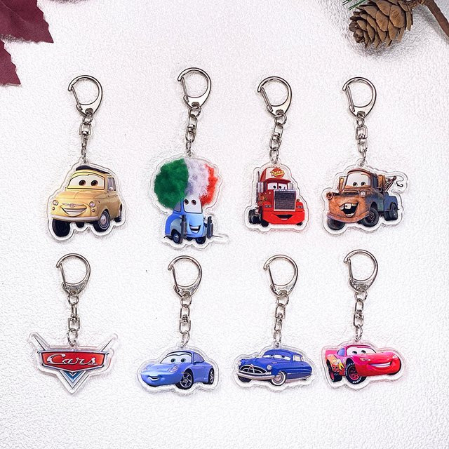 Disney Cars Lightning McQueen Schlüsselanhänger, Acryl, Bunt - Bild 1