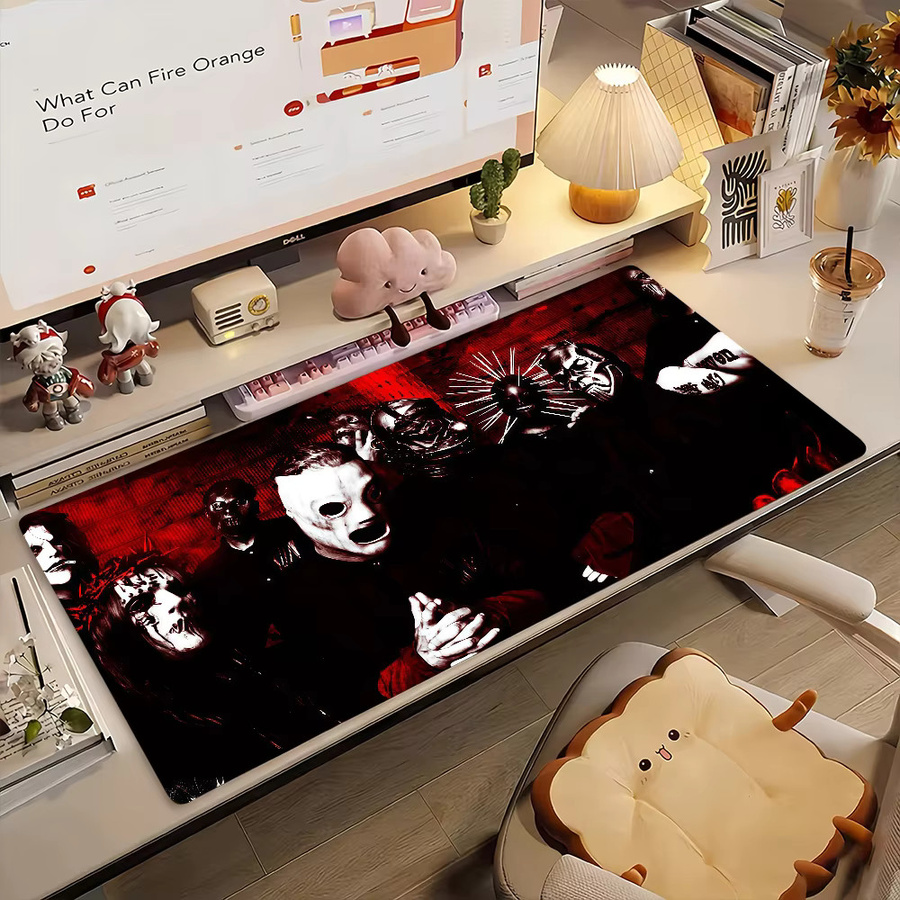 Slipknot Es Band Mauspad rutschfeste Schreibtischunterlage in Multicolour für Gamer und Büro - Bild 2