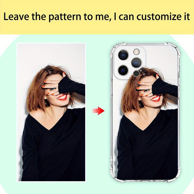 Personalisierte iPhone Schutzhülle aus TPU mit Foto-Design, transparent - Bild 1
