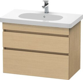 Duravit Waschtischunterschrank DuraStyle in Beige mit 2 Schubladen, wandhängend, B: 80 cm, T: 45,3 cm, H: 61 cm - Bild 1