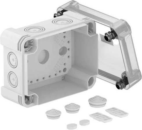 OBO Bettermann Abzweigdose Weiß B: 16,7 cm, T: 15,1 cm - Bild 1
