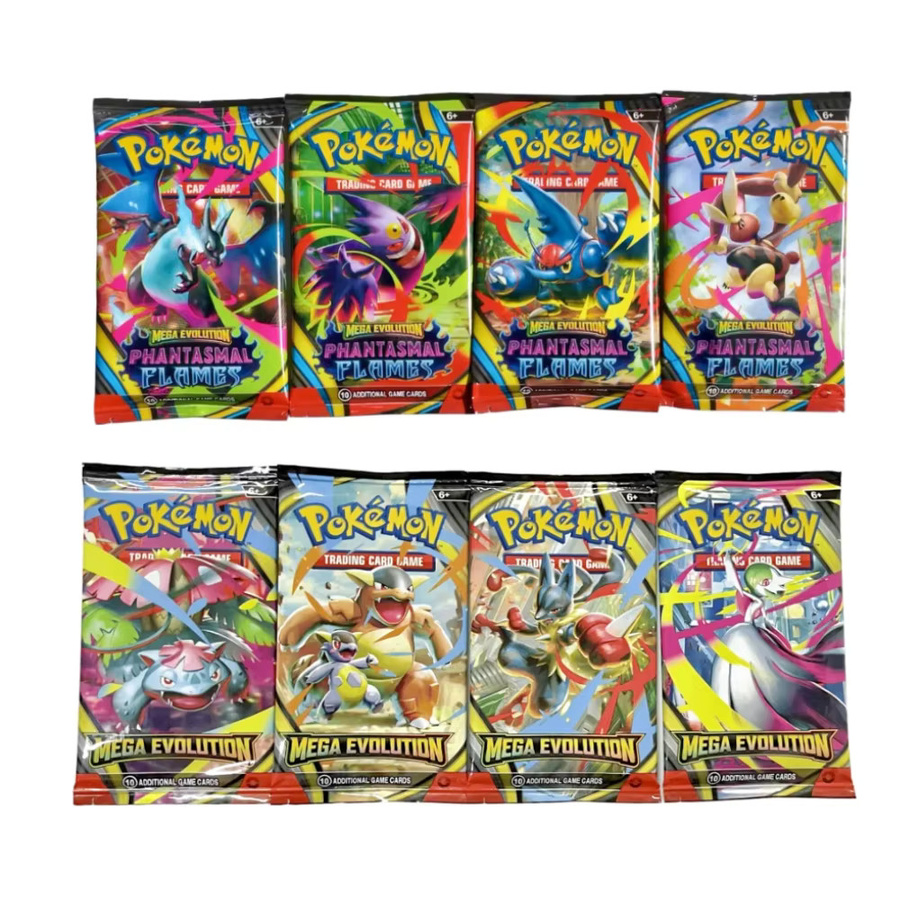 Keeppley Pokémon Mega Evolution Phantasmal Flames Booster Box, Sammelkartenspiel-Set, ab 6 Jahren - Bild 5