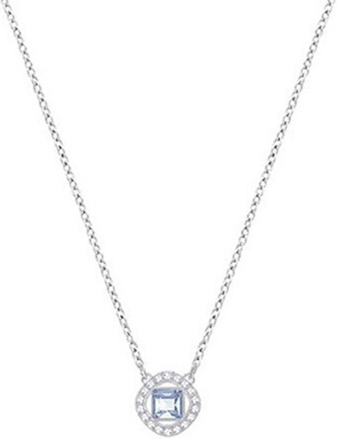 Swarovski Halskette, Englisch Blau, Kristall, Silber, Damen - Bild 1
