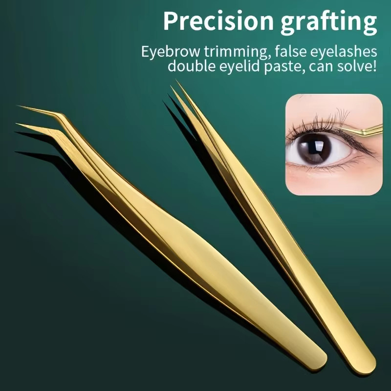 Ouriner Wimpernpinzette, Applikator-Werkzeug für falsche Wimpern - Bild 2