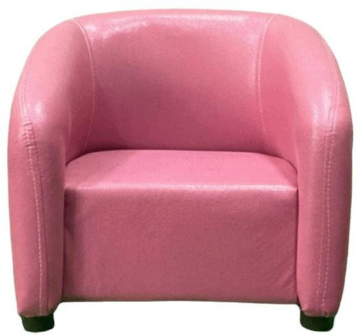 Senmhoo Kinder Einzel-Sofa in Pink, bequemer Polsterstuhl für das Kinderzimmer mit Armlehnen - Bild 1