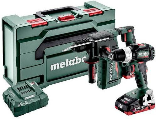 Metabo Akku Combo Set 2.3.6 18 V BS 18 LT BL + KH 18 LTX BL 24 mit metaBOX 340 in Grün - Bild 1