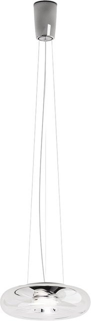 Serien Lighting Don Suspension M LED-Pendelleuchte mit transparentem Glasschirm, silberner Stahlseilabhängung und dimmbarer dim2warm Funktion (1800K - 3000K) - Bild 1