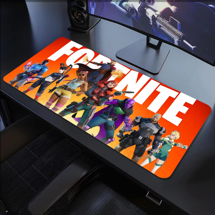 Royale F-FORTNITE Mauspad rutschfest mit verstärkten Kanten in Multicolour für Gaming und Büro - Bild 4