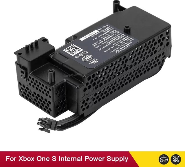 Microsoft Netzteil N15-120P1A in Schwarz für Xbox One S und Xbox One Slim Konsolen als AC-Netzadapter Ersatz - Bild 1