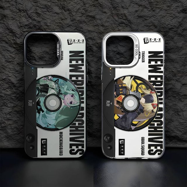 Equip Zzz Zenless Zone Handyhülle für iPhone 11 bis 17 Pro Max Multicolor Matte Laser Aurora Design - Bild 1