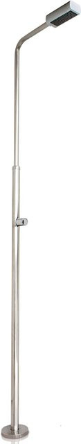 Gre Gartendusche aus Edelstahl AISI-304 in Silber, Höhe: 216 cm - Bild 1