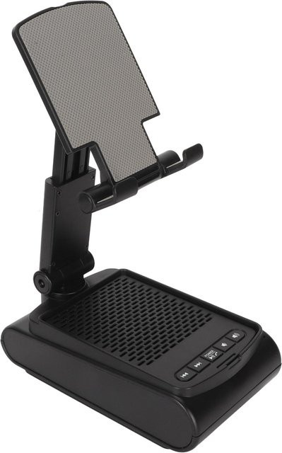 OutsideWorld F25 Handyhalterung mit drahtlosem Bluetooth-Lautsprecher, faltbar und verstellbar, grau - Bild 1