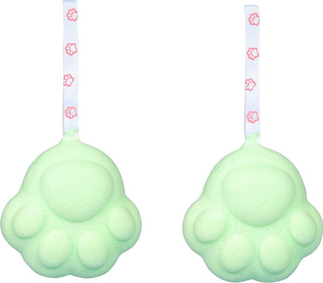 genialo Duschschwamm Katzentatze, 2 Stück, Unisex - Bild 1