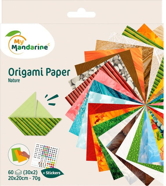 Avenue Mandarine Faltpapier-Sortiment Nature in Multicolor - Bild 1