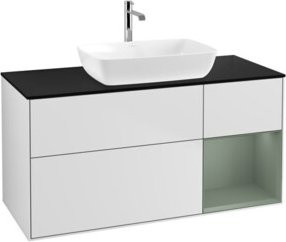 V&B Waschtischunterschrank Finion in Weiß lackiert, Breite: 120 cm, Tiefe: 50,1 cm, Höhe: 50,1 cm - Bild 1