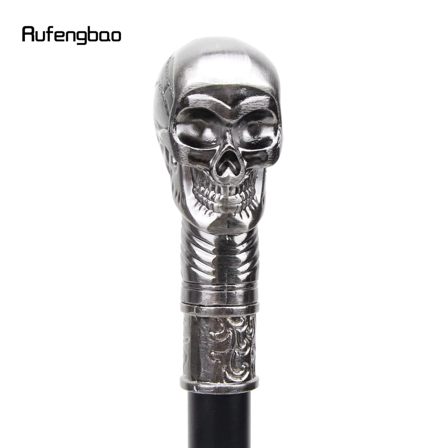 Rufengbao Steampunk Gentleman Stock mit Totenkopf-Dekor aus Metall, Höhe: 93 cm - Bild 2