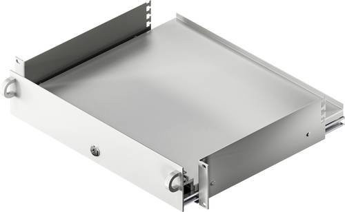 Rittal 19 Zoll Netzwerkschrank-Schublade 2 HE in Lichtgrau (RAL 7035) - Bild 1