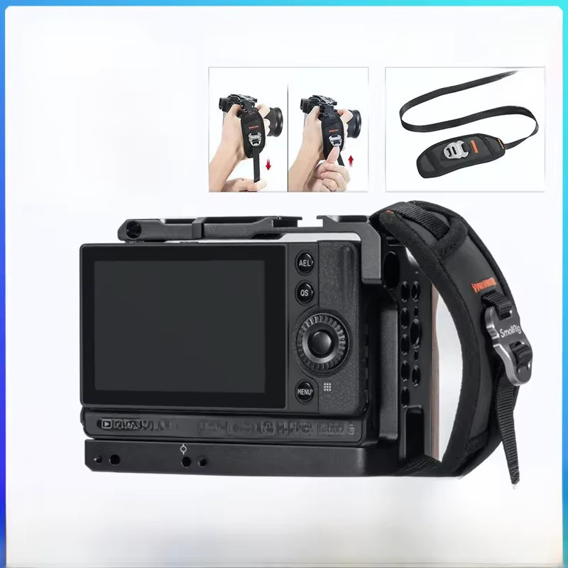SmallRig Universal Hand Strap für DSLR Kamera Käfig und Seitenhandgriff in Schwarz - 2456 - Bild 1