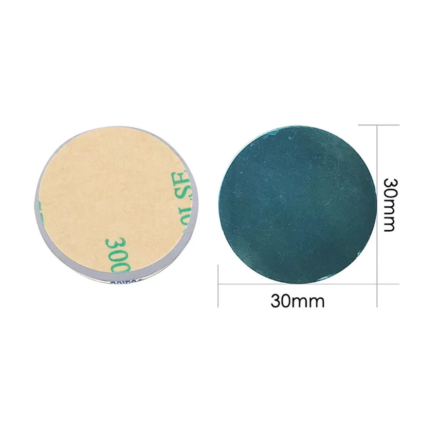Magnetische Metallplatten für universelle Auto-Handyhalterungen, Set aus 1 bis 40 Stück, Eisenblech-Aufkleber zur Befestigung von Smartphone-Halterungen - Bild 2