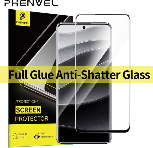 3D Schutzglas für Xiaomi Redmi Note 14 Pro Plus und Redmi Note 14 Pro, gehärtetes Panzerglas mit Vollkleber, transparent - Bild 1