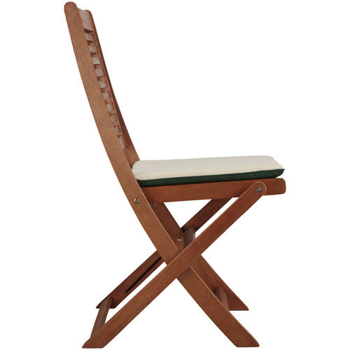 MERXX Stuhl Cordoba aus Eukalyptusholz in Beige, B/T/H: 49 x 57 x 93 cm - Bild 3