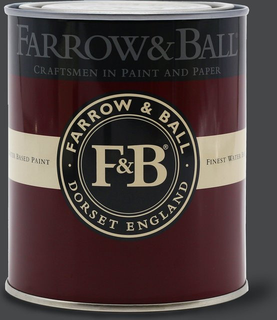 Farrow & Ball Exterior Masonry Putzfarbe Off-Black 57 Matt Schwarz 5 l - Bild 1