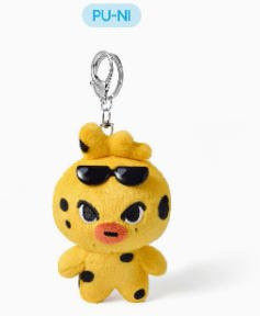 Jungwon Plüschanhänger Kawaii, Mini Kuscheltier Schlüsselanhänger, 10cm, ab 14 Jahren - Bild 1